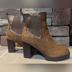 NWOB- Journey Collection Islana Booties, Congac - Women's Sz 11